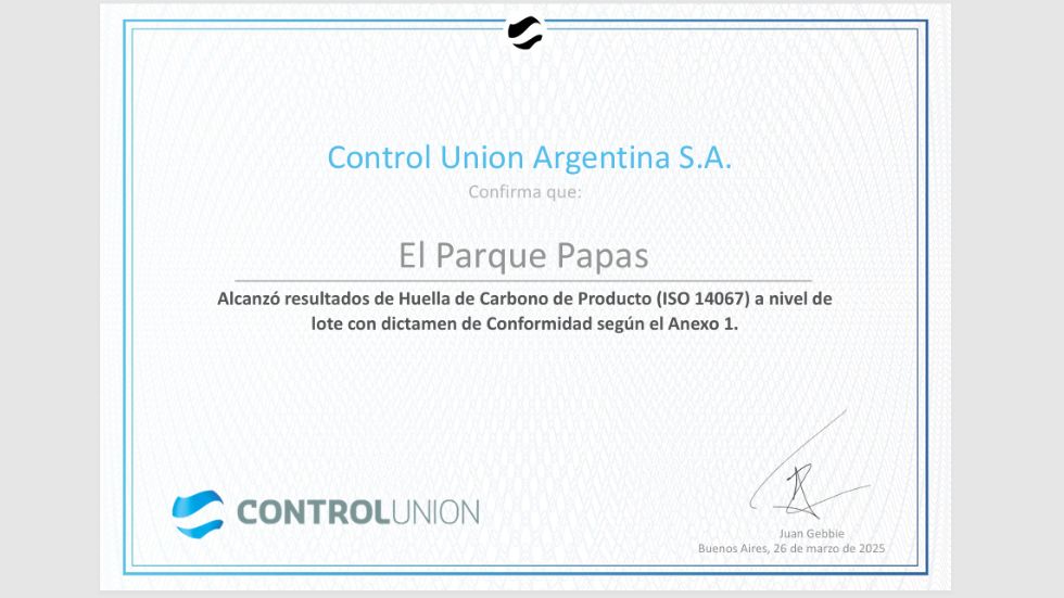 Certificación Huella de Carbono
